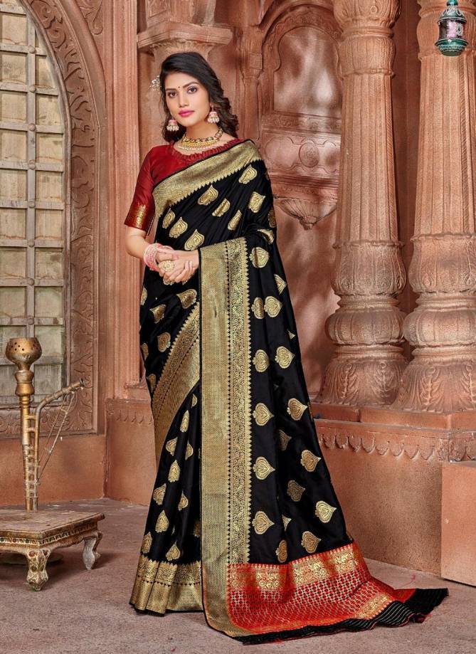 Rajyog Virasat Silk Latest Fancy Festive Wear Heavy Designer Soft Silk Weaving With Contrast Pallu With Blouse Collection